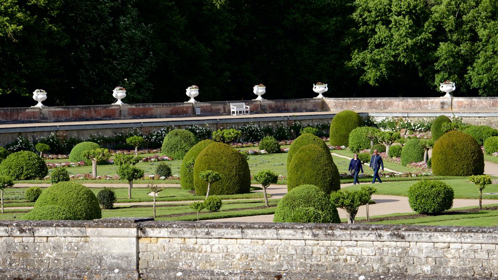 Château de Chenonceau mettant en vedette un jardin et château ou palais