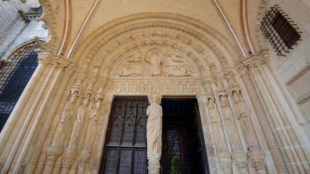 Bourges Cathedral which includes a church or cathedral and heritage architecture