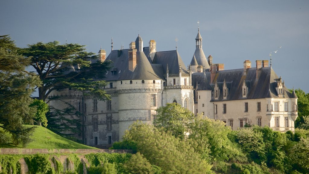 Chateau de Chaumont showing a castle