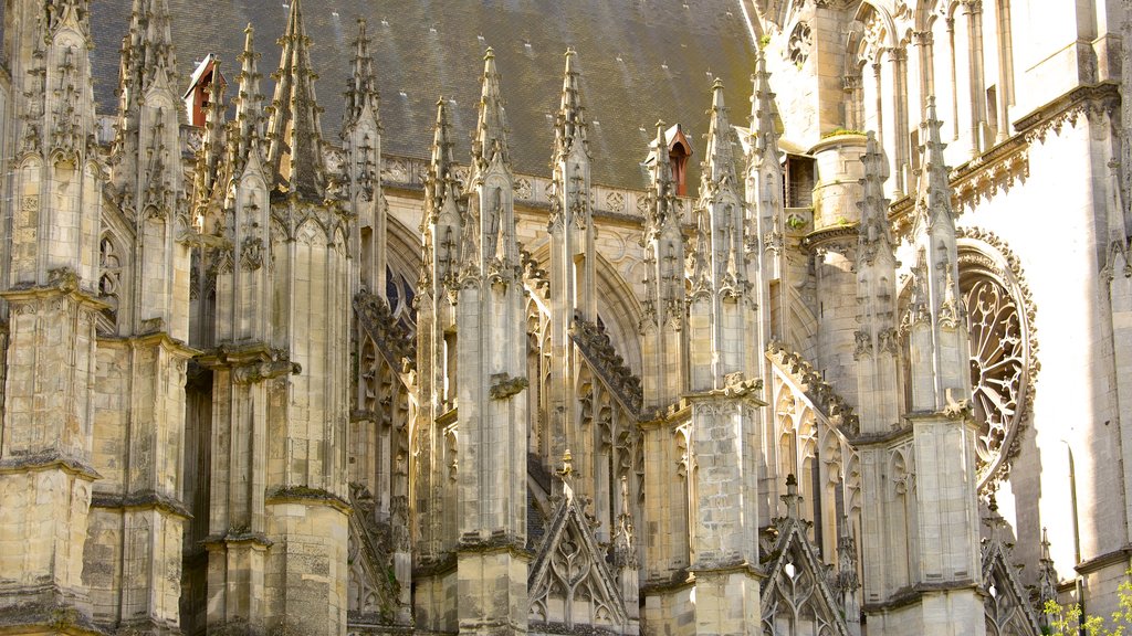 Sainte-Croix Cathedral featuring a church or cathedral and heritage architecture