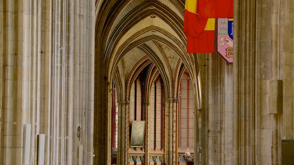 Catedral Sainte-Croix ofreciendo patrimonio de arquitectura, vistas interiores y una iglesia o catedral