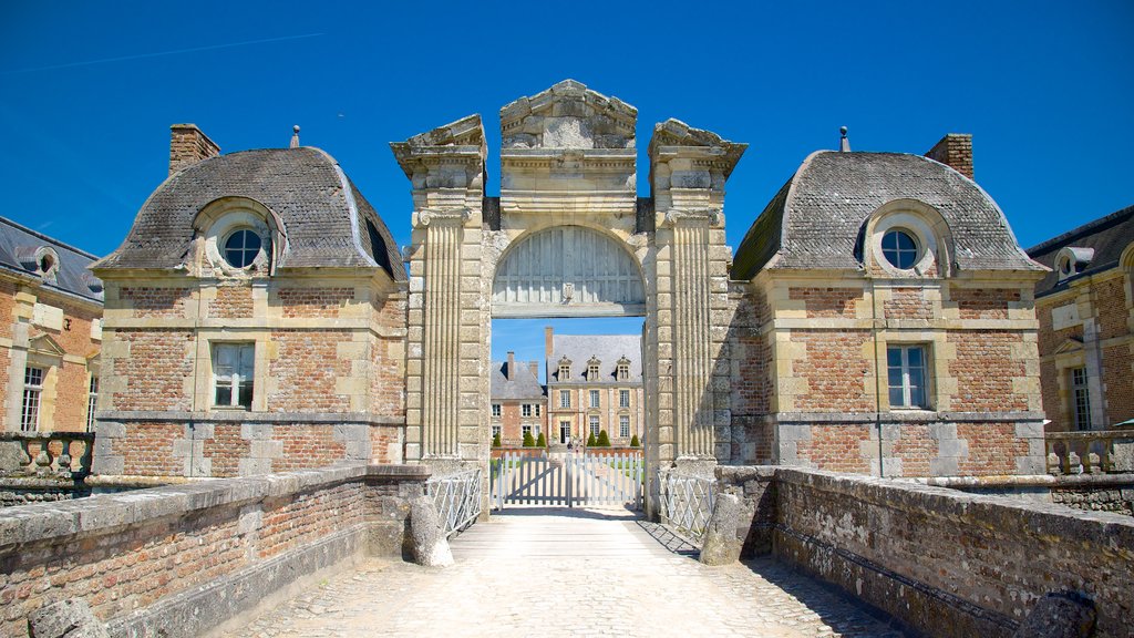 Chateau de la Ferte-St-Aubin featuring a castle and heritage architecture