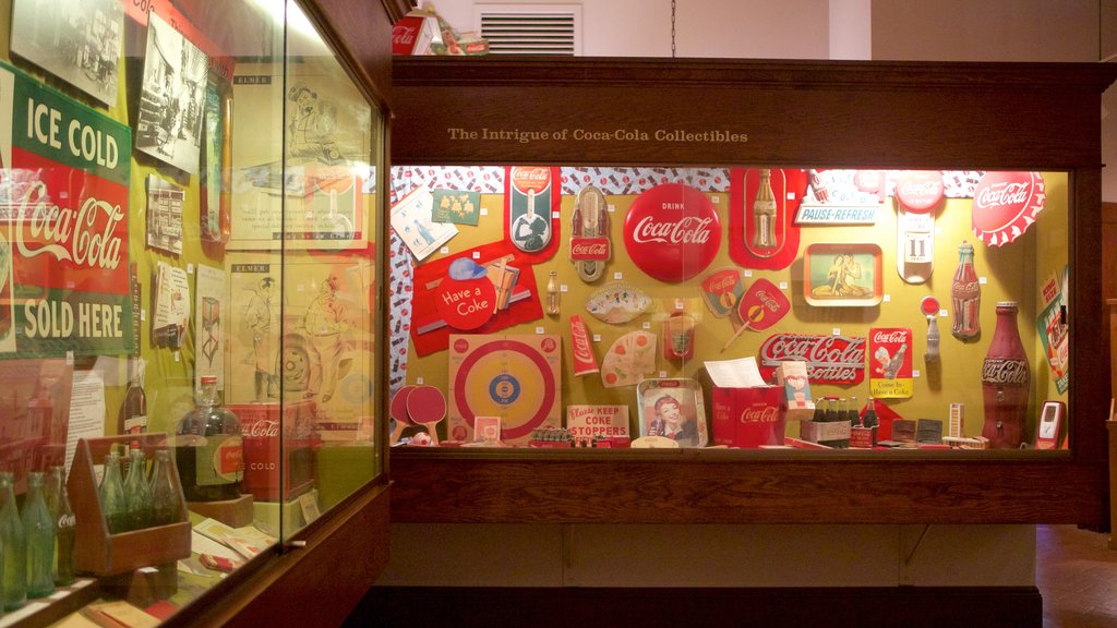 Biedenharn Coca-Cola Museum montrant scènes intérieures