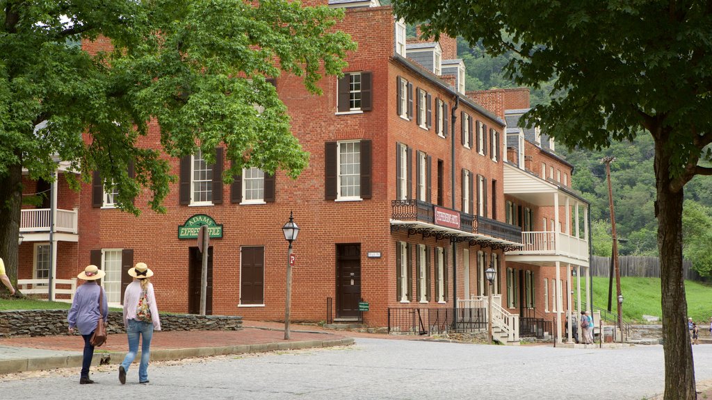 Harpers Ferry National Historical Park que inclui elementos de patrimônio