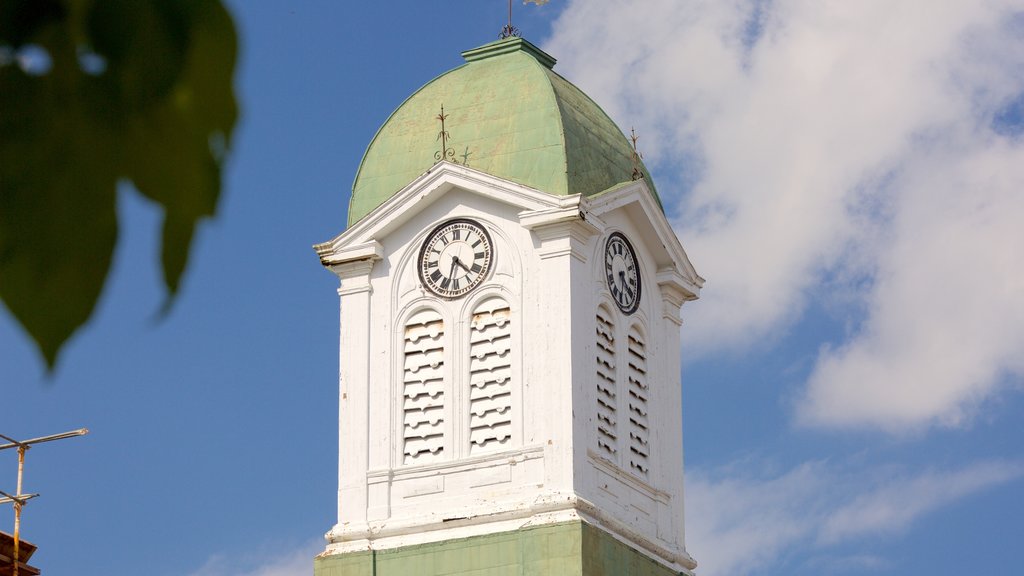 Charles Town which includes heritage elements and a monument