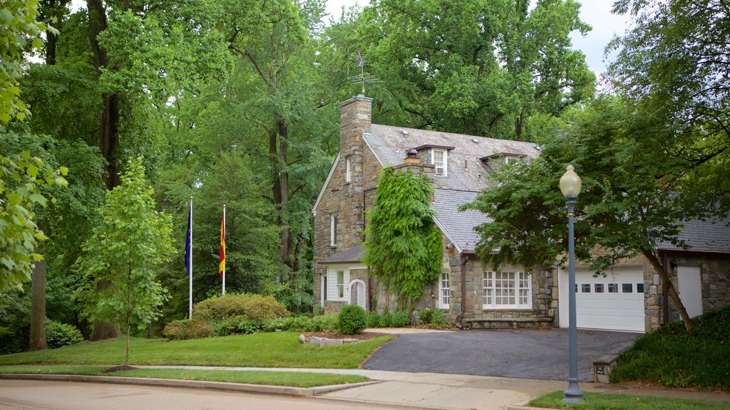 Spring Valley showing a house and a garden