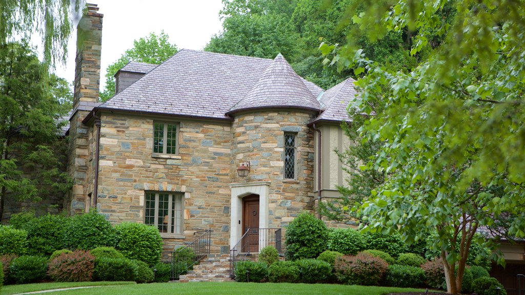 Spring Valley showing a garden and a house