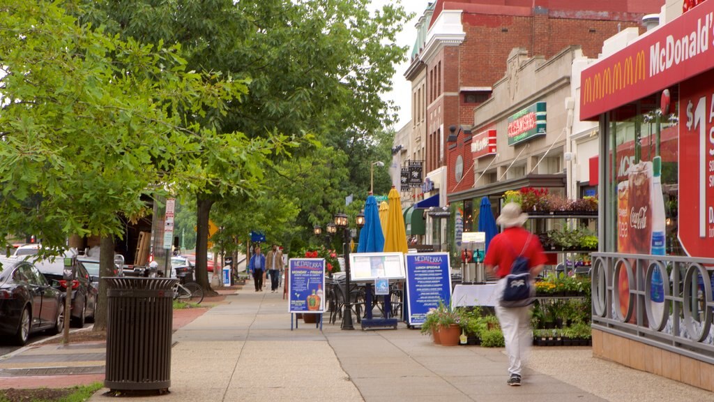 Woodley Park showing street scenes