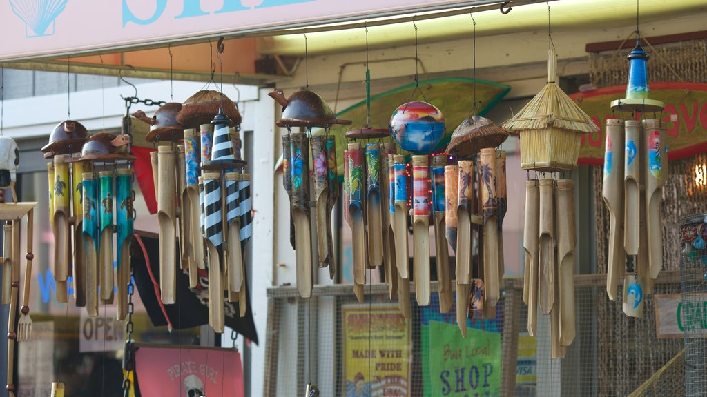 Virginia Beach Boardwalk caracterizando mercados