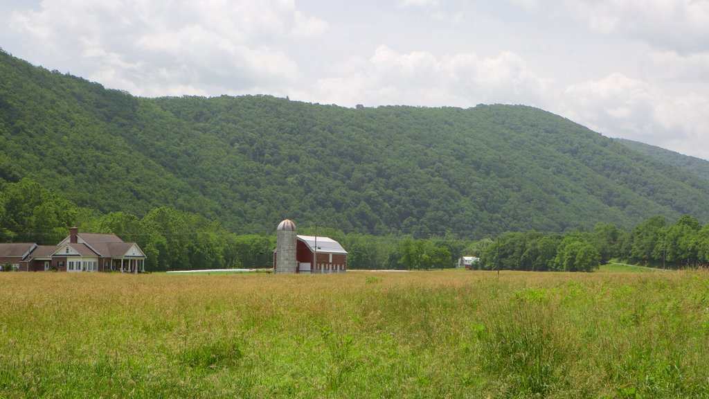 Canaan Valley which includes a house, mountains and farmland