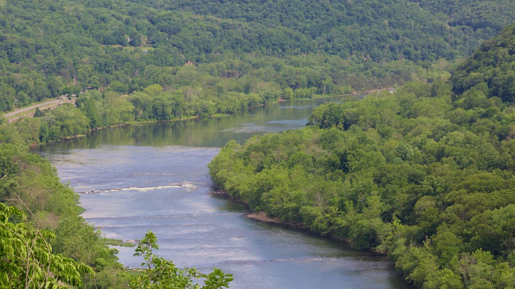 Hinton featuring a river or creek and tranquil scenes