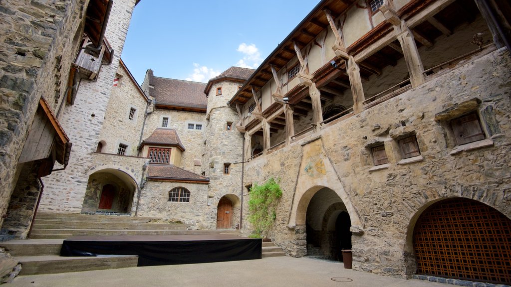 Liechtenstein featuring a castle and heritage elements