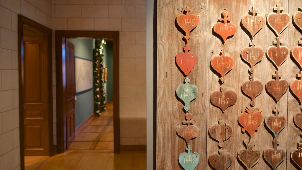 Liechtenstein National Museum showing interior views