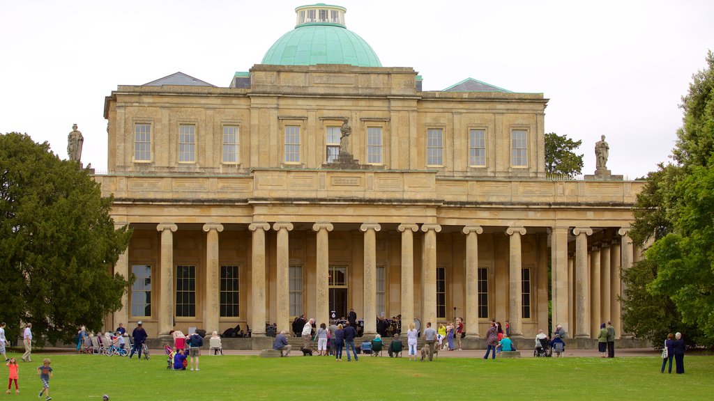 Pitville Pump Room showing heritage architecture and theater scenes