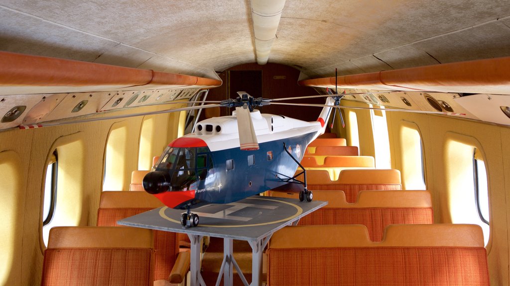 International Helicopter Museum which includes interior views and aircraft