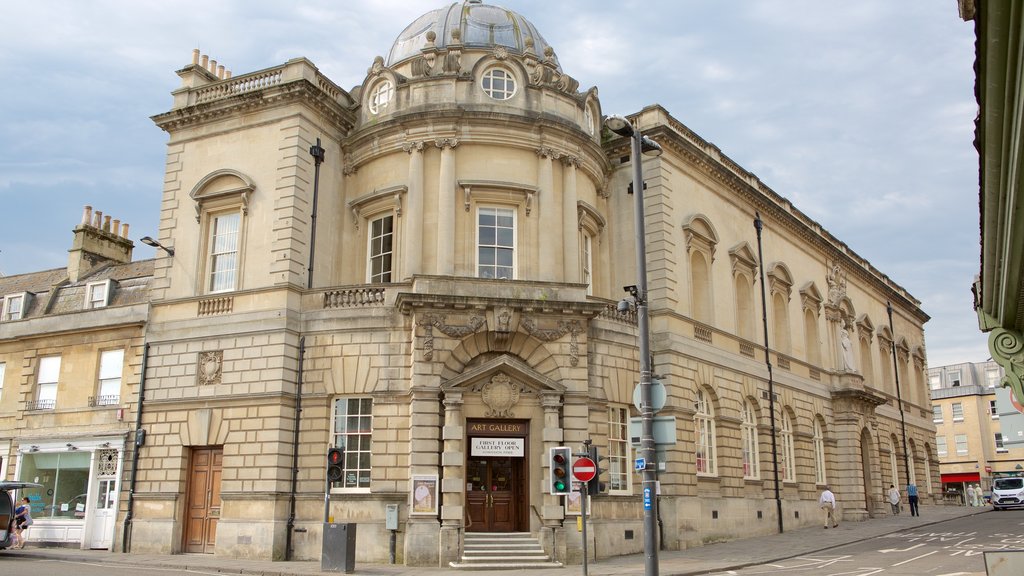 Victoria Art Gallery which includes street scenes and heritage architecture