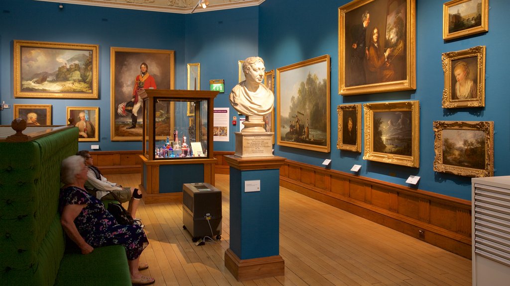 Victoria Art Gallery showing art and interior views