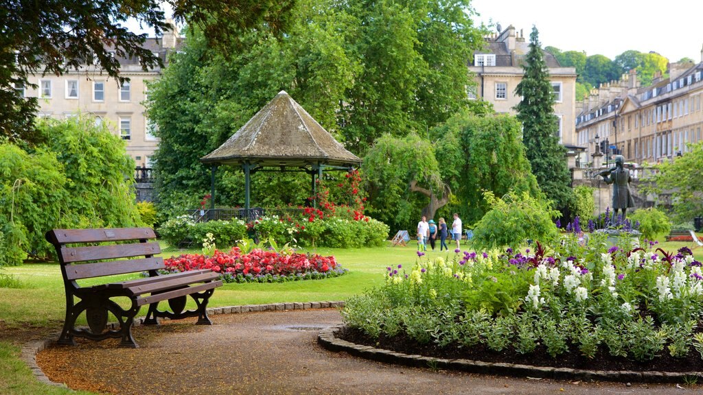 Parade Gardens which includes heritage elements, a garden and flowers