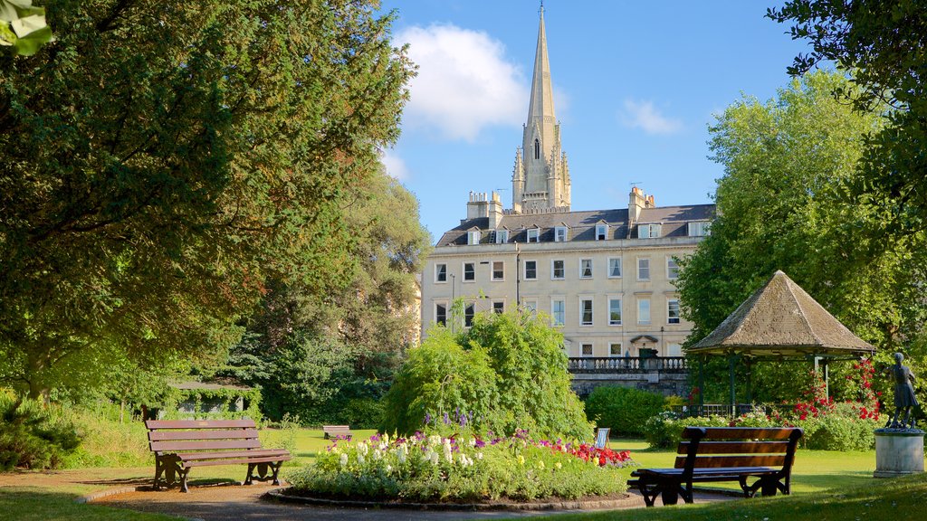 Parade Gardens featuring heritage architecture, a park and heritage elements