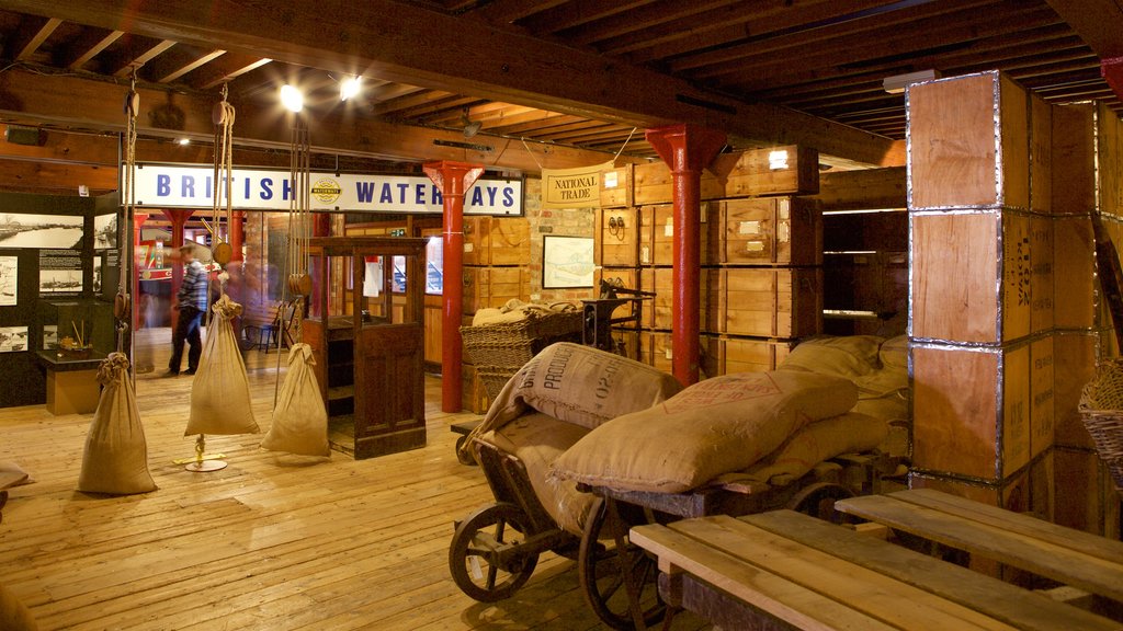 National Waterways Museum which includes interior views