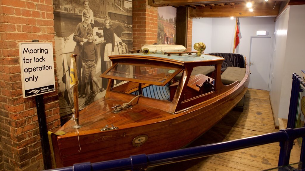 Gloucester Waterways Museum featuring interior views