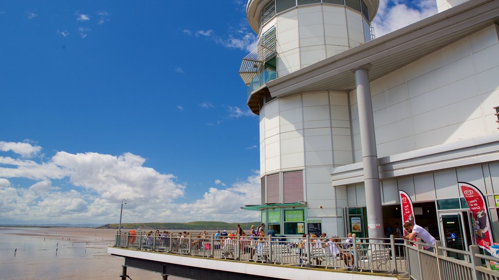 The Grand Pier que incluye vistas generales de la costa y vistas