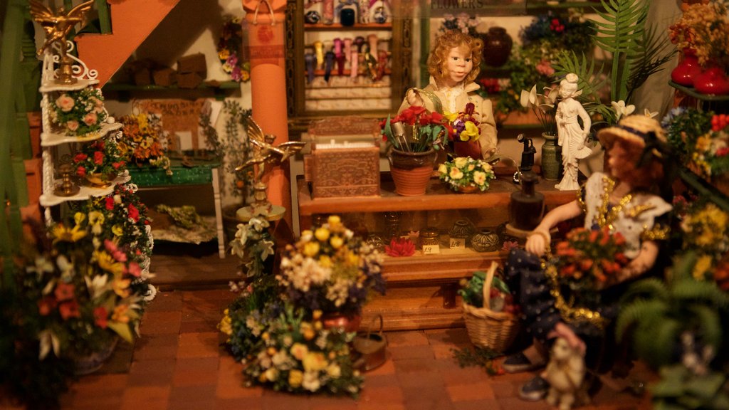 The Model Village showing interior views