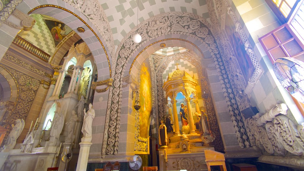 Immaculate Conception Cathedral featuring heritage architecture, a church or cathedral and interior views