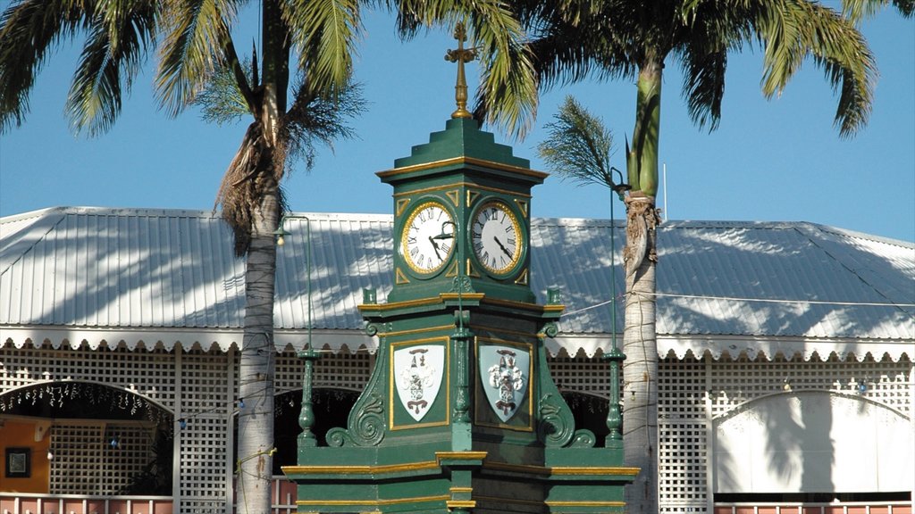 Basseterre which includes a monument