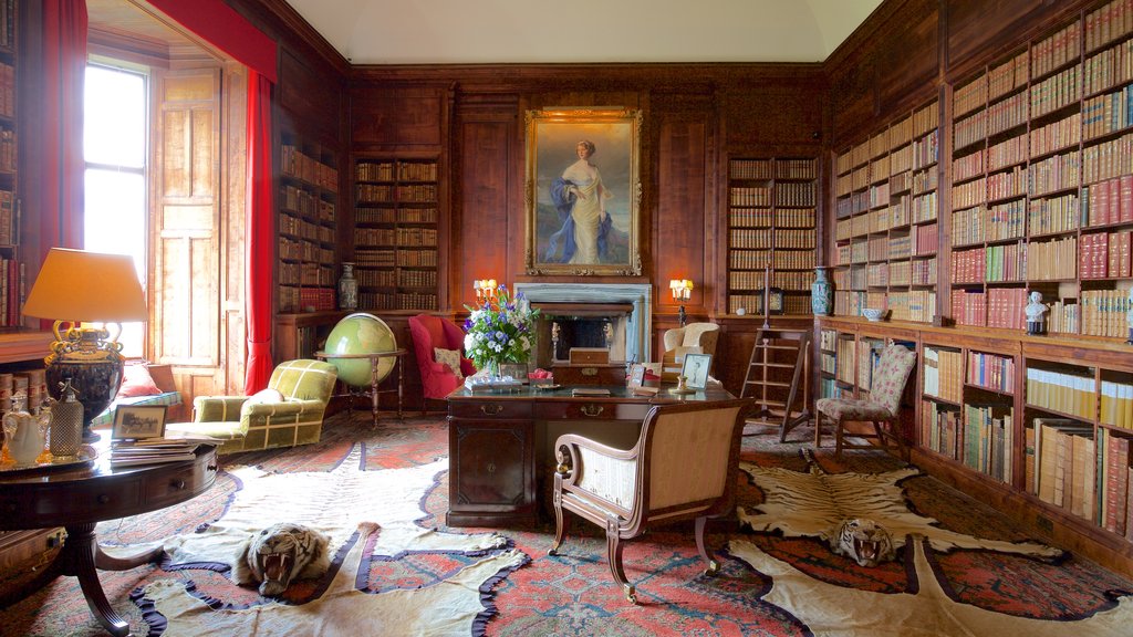 Dunrobin Castle showing interior views, heritage elements and château or palace