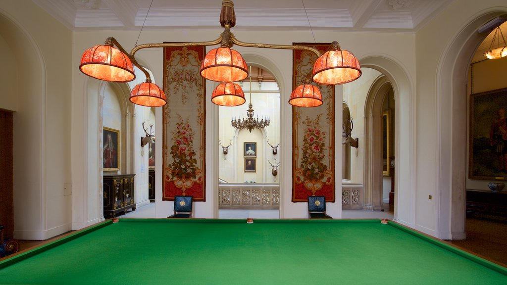 Dunrobin Castle showing interior views, heritage elements and a castle