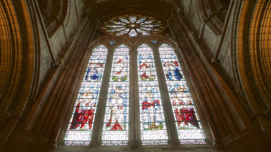 St. Magnus Cathedral showing interior views, a church or cathedral and heritage elements