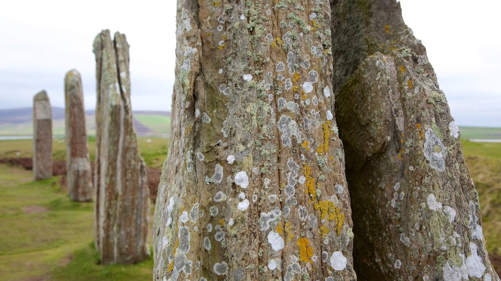 Cercle de pierres de Brodgar mettant en vedette patrimoine historique et monument