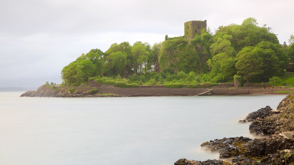 Oban caracterizando elementos de patrimônio, arquitetura de patrimônio e um castelo