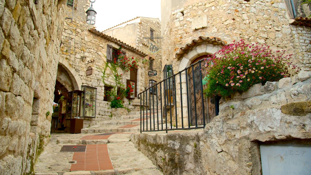 Côte d\'Azur mettant en vedette scènes de rue, éléments du patrimoine et architecture patrimoniale