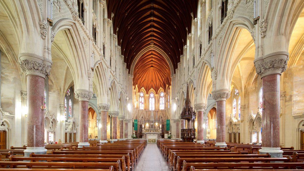 St. Colman\'s Cathedral which includes a church or cathedral, heritage architecture and interior views