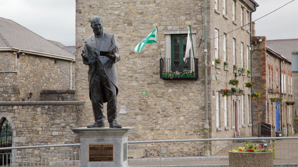 Limerick som omfatter en statue eller en skulptur