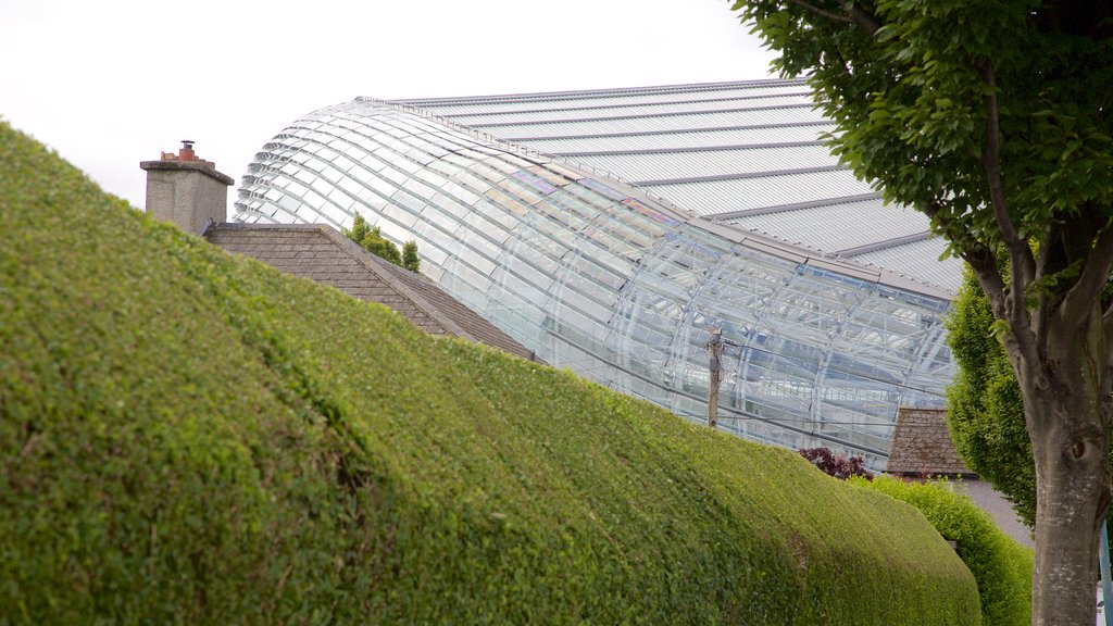 Aviva Stadium som viser moderne arkitektur