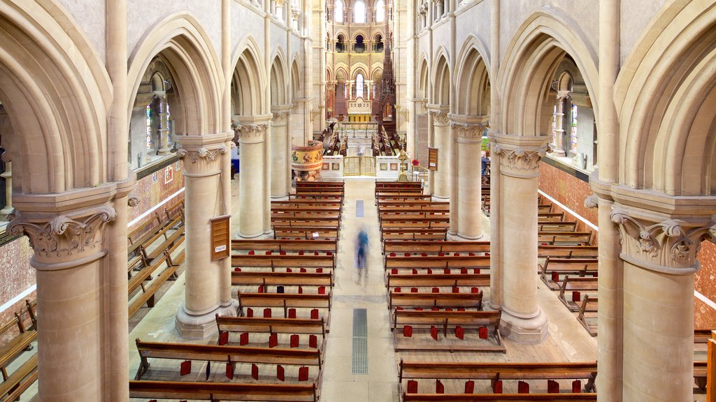 St Fin Barre\'s Kathedrale welches beinhaltet Innenansichten, religiöse Aspekte und historische Architektur