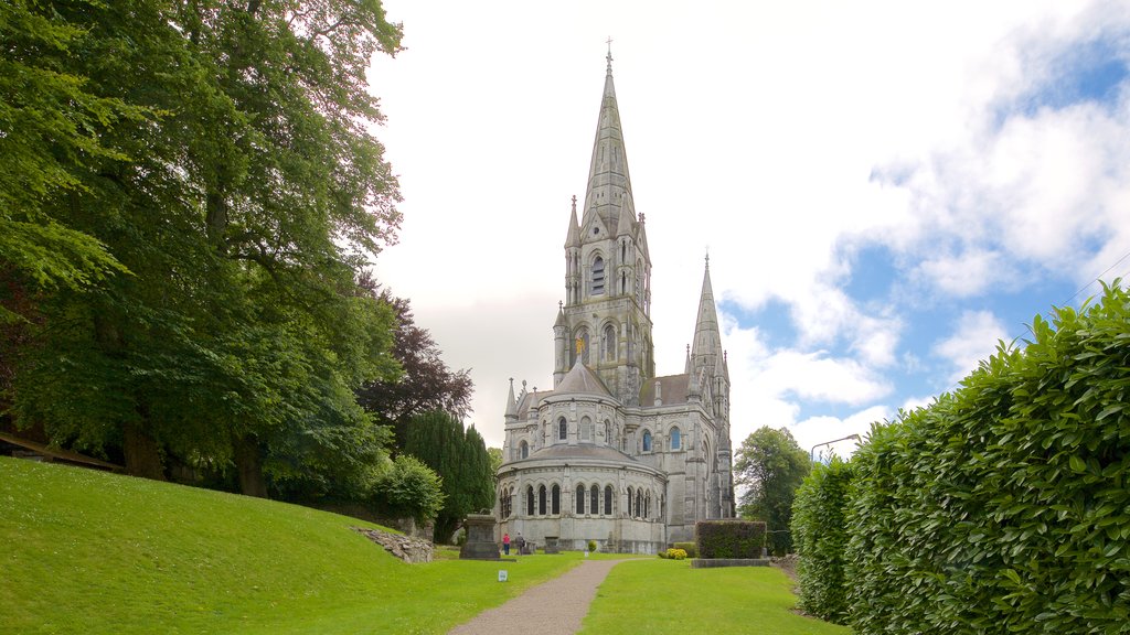 St. Finbarr\'s Cathedral which includes heritage architecture, religious aspects and a church or cathedral