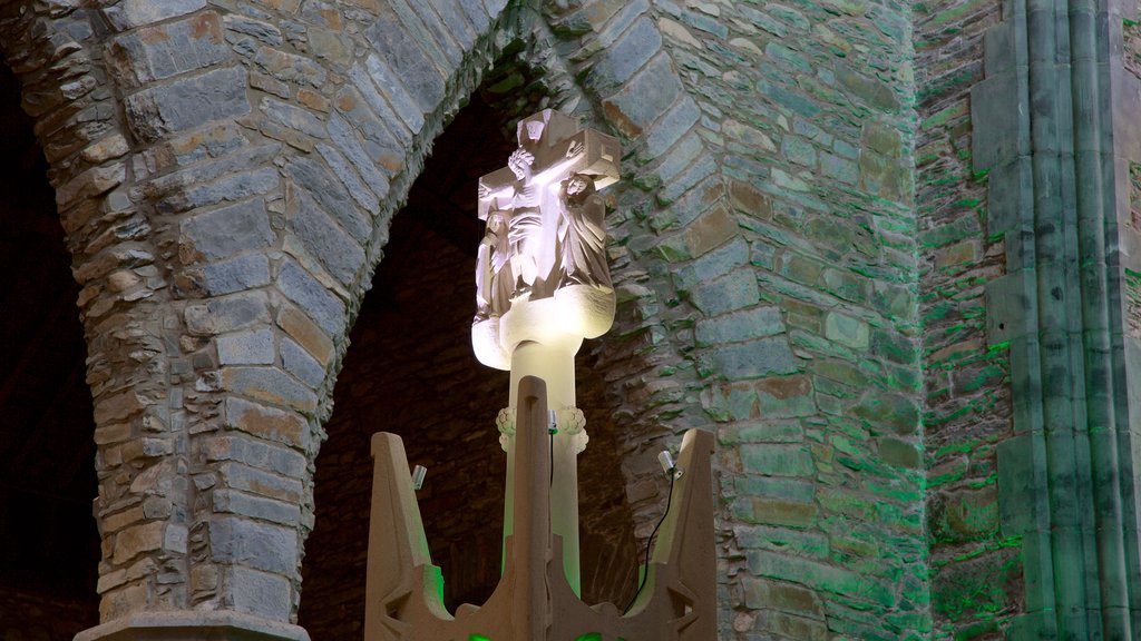 Killarney Cathedral showing a statue or sculpture, heritage architecture and a church or cathedral