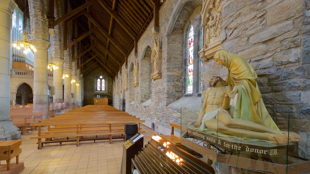 Killarney Cathedral que inclui arquitetura de patrimônio, uma igreja ou catedral e elementos de patrimônio