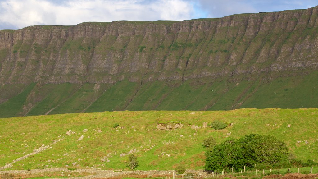 Ben Bulben showing tranquil scenes and mountains