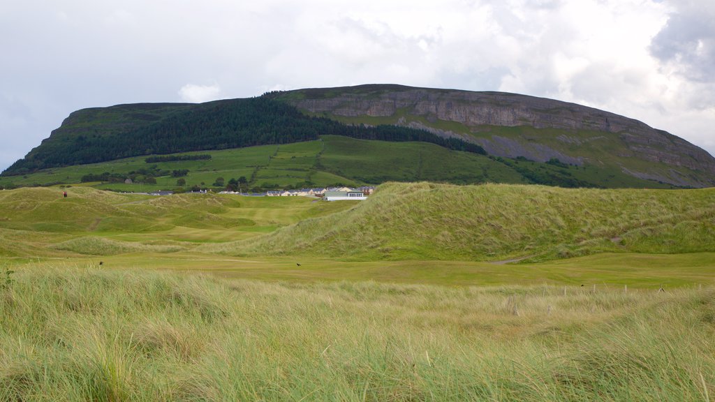 Knocknarea showing golf and mountains