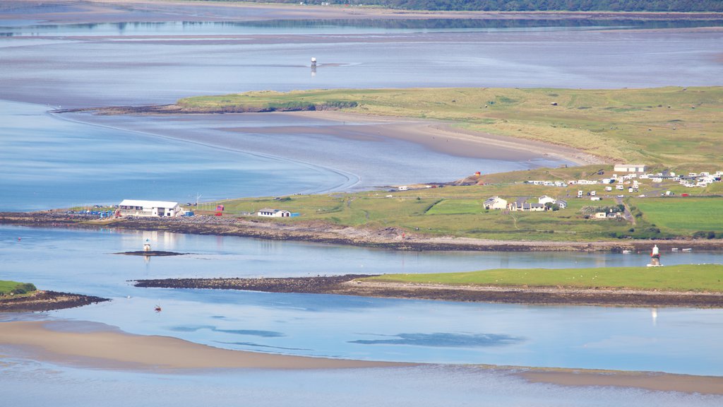 Knocknarea showing general coastal views and a beach