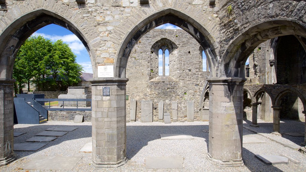 Sligo Abbey showing heritage architecture, heritage elements and château or palace