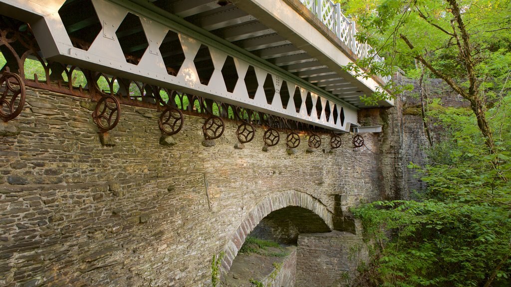 Devil\'s Bridge which includes heritage architecture, a bridge and heritage elements