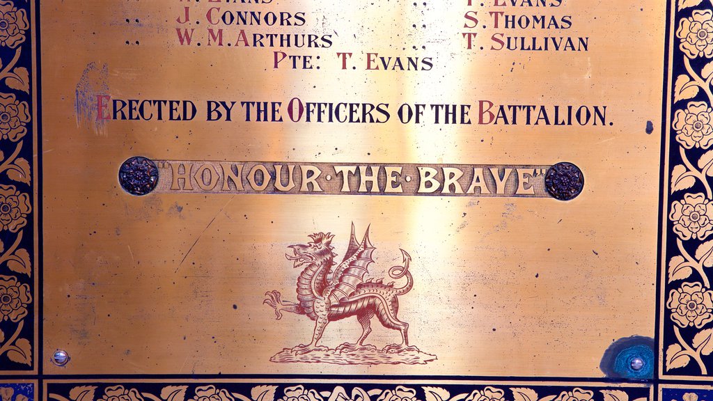 Llandaff Cathedral showing religious elements, interior views and a church or cathedral