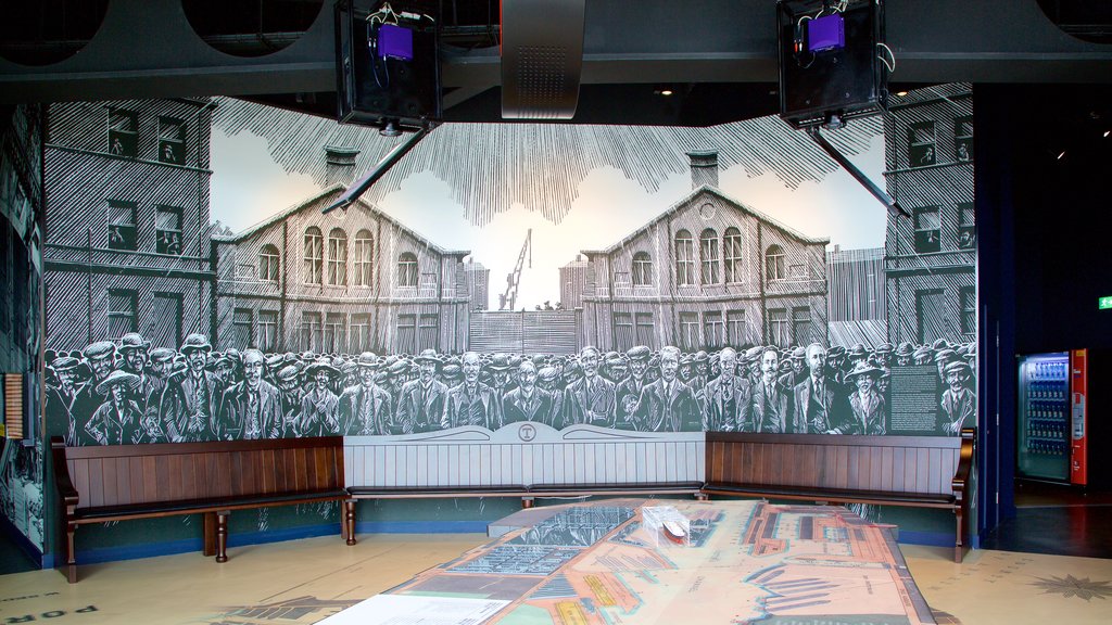 Titanic Belfast showing interior views