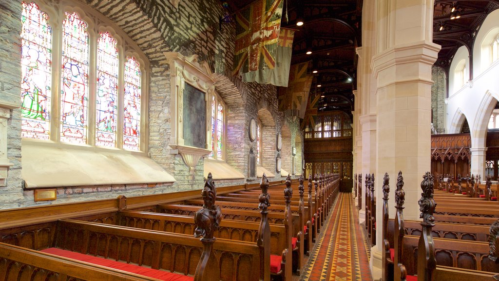 St. Columb\'s Cathedral showing a church or cathedral, interior views and heritage architecture